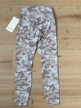 Lululemon Wunder Under SmoothCover HR Tight 25” Camo Leggings Sz 4 NWT*Y11